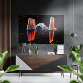 Starfighter Brushed Aluminum Dibond Wall Art.